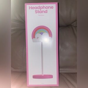 Colorful Rainbow Headphone Stand 11” New In Box Cute Pink Decor Unique Adorable